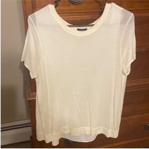Elegant Cream Women's Top Ann Taylor